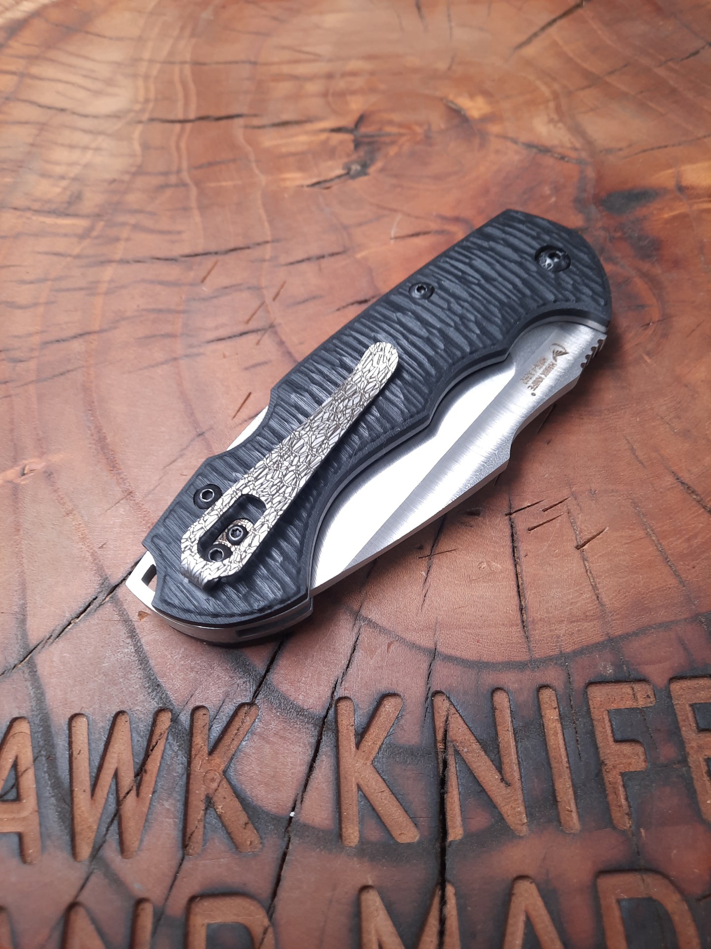 HAWK-4 (Vip) N690 Slotted Pocket Knife