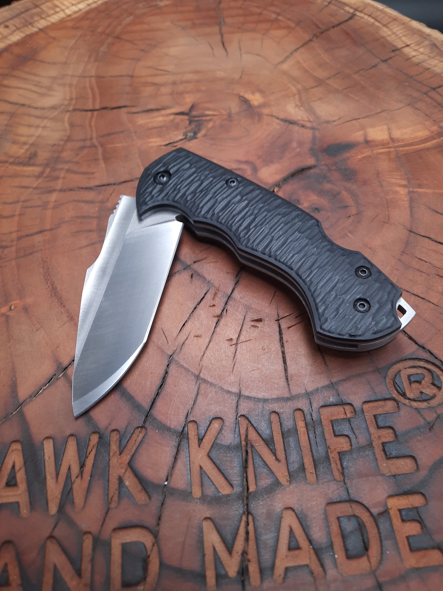 HAWK-4 (Vip) N690 Slotted Pocket Knife