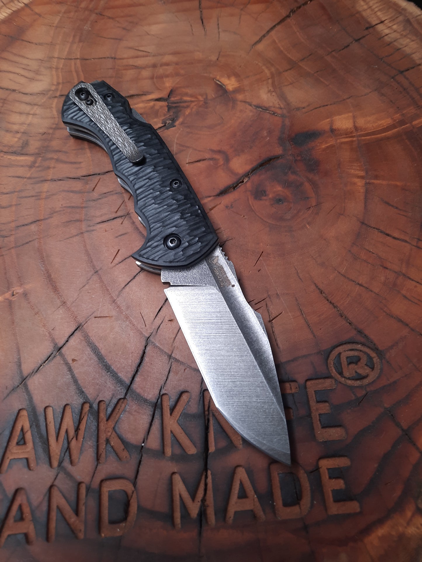 HAWK-4 (VIP) K340 SLOTTED POCKET KNIFE (WITH CLIPS) 