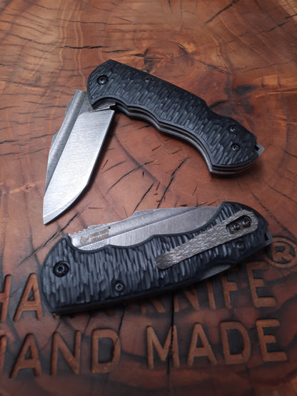 HAWK-4 (VIP) K340 SLOTTED POCKET KNIFE (WITH CLIPS) 