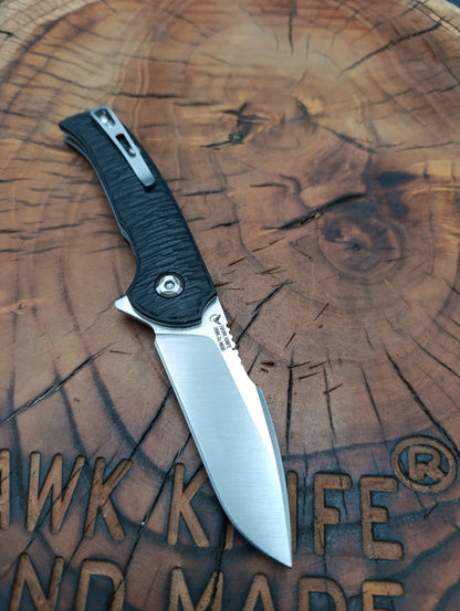 HAWK-2s MIKARTA N690 LINERLOCK Pocket Knife 