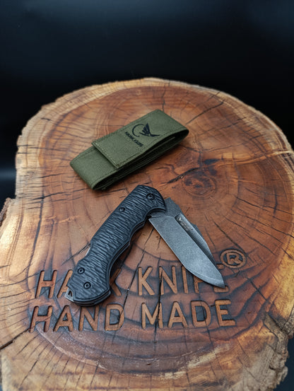 HAWK-4 (VIP) K340 SLOTTED POCKET KNIFE (WITH SHEATH) 