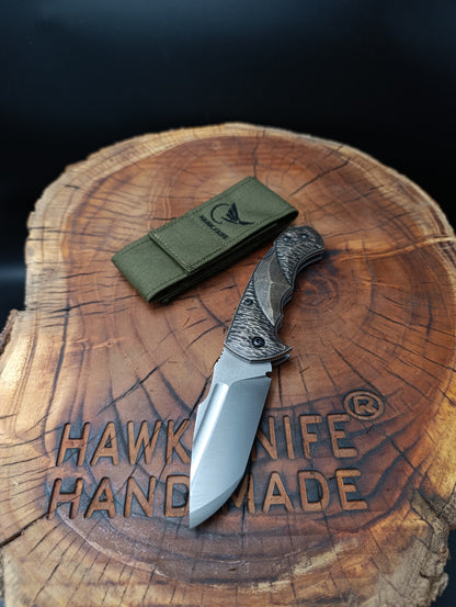 HAWK-4 GOLD VIP N690 Slotted Pocket Knife