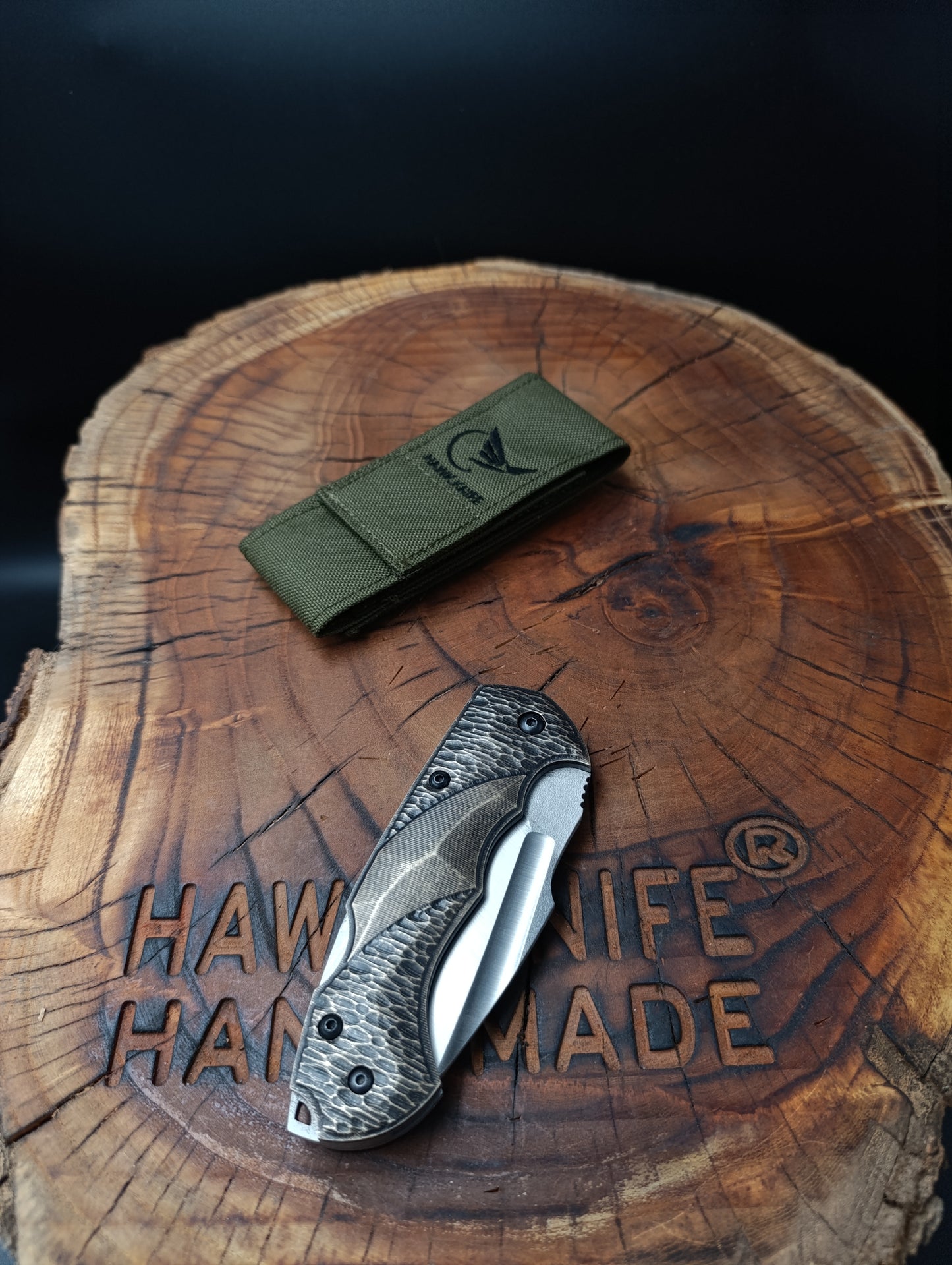 HAWK-4 GOLD VIP N690 Slotted Pocket Knife