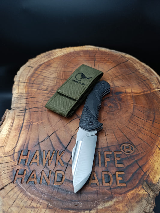 HAWK-4 (Vip) N690 Slotted Pocket Knife