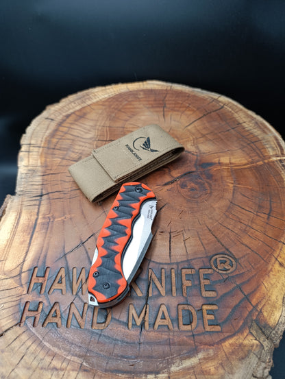 HAWK-4 N690 NEON EPOXY POCKET KNIFE 