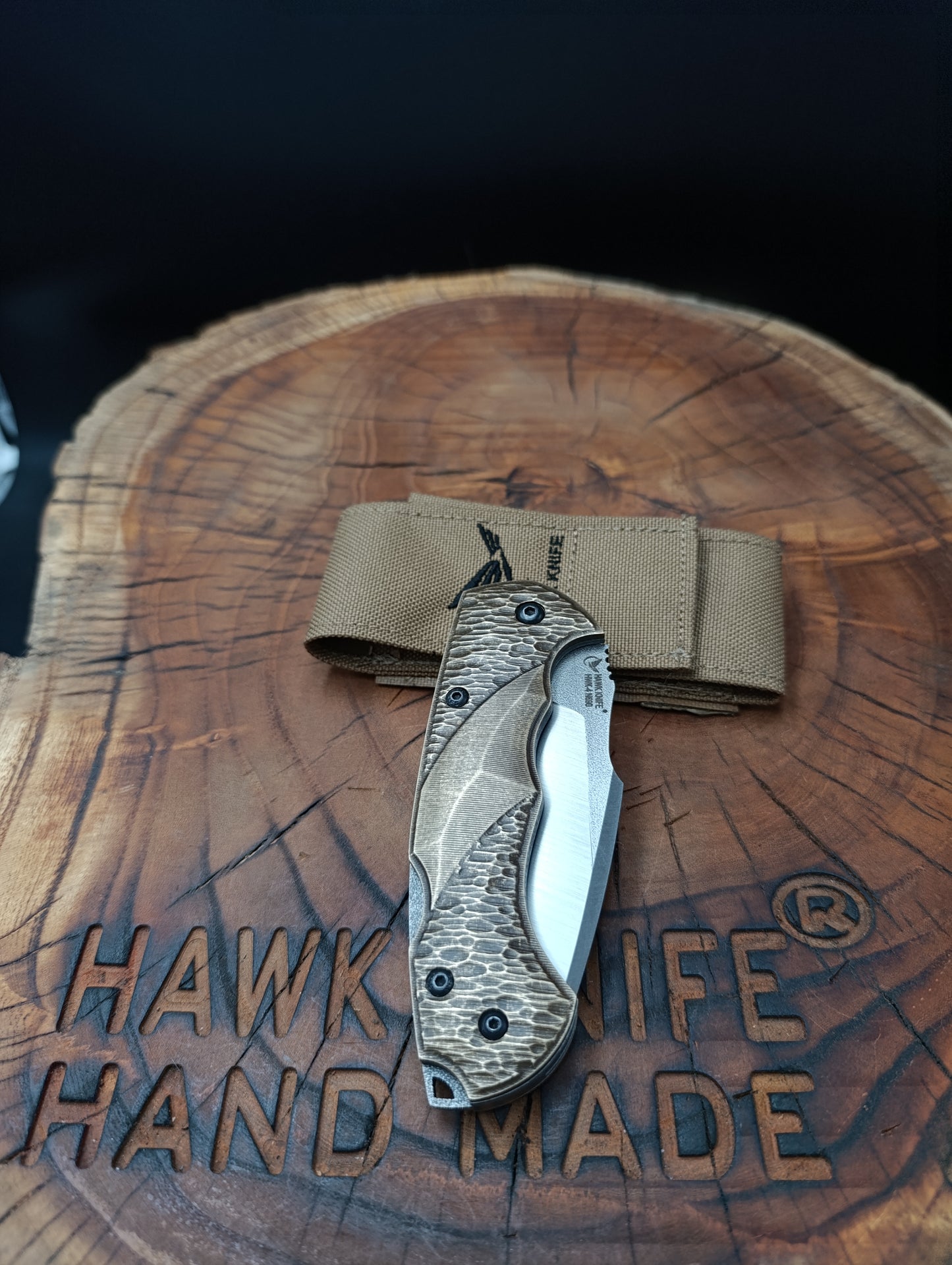 HAWK-4 GOLD Pocket Knife.