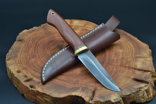 HANDMADE K720 CARBON STEEL OUTDOOR KNIFE