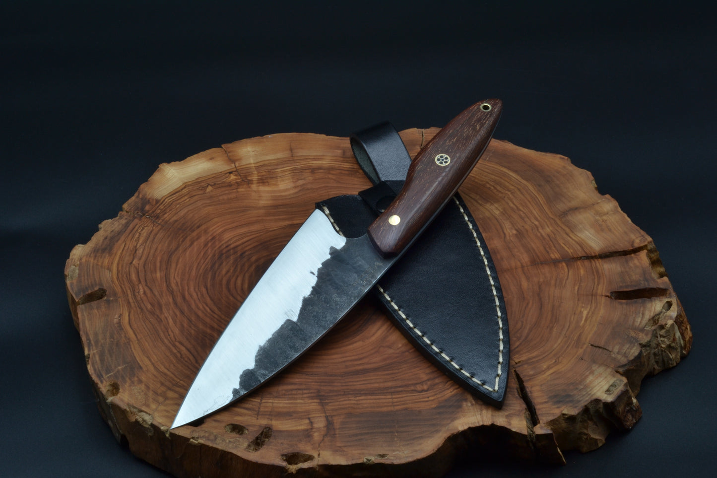 OUTDOOR CHEF KNIFE HAND MADE O2 HIGH CARBON STEEL