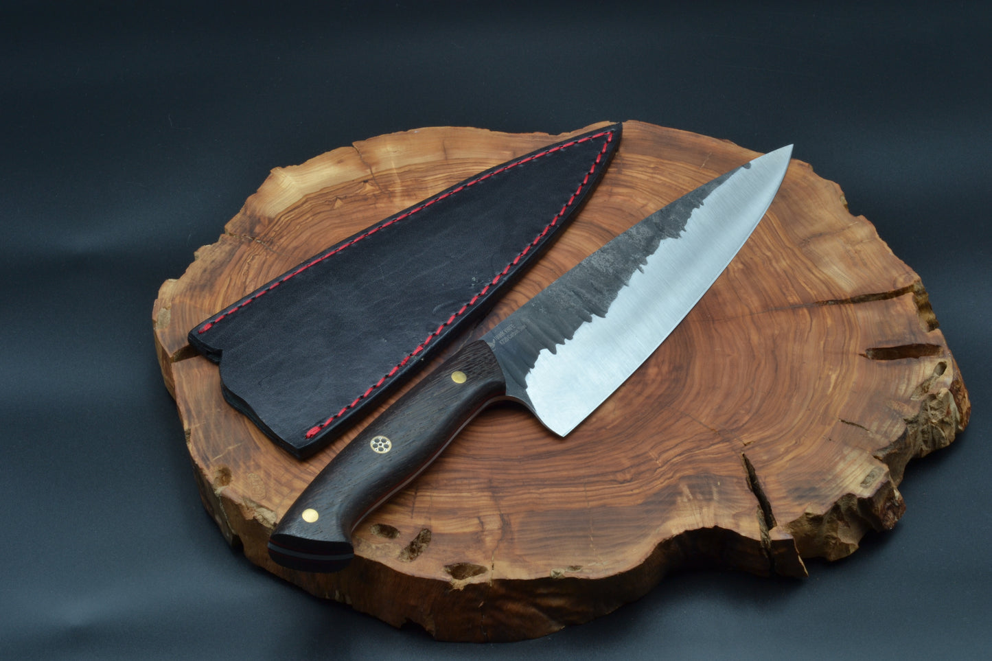 K720 CARBON STEEL FULLTANG HAND MADE CHEF'S KNIFE (M)