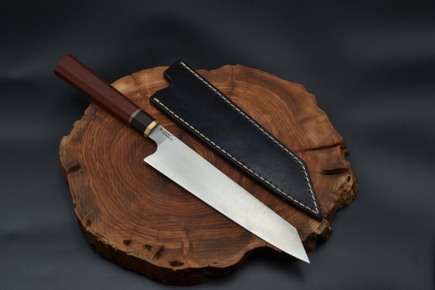 KIRITSUKE (M) FULL GRINDING HAND MADE CHEF'S KNIFE 