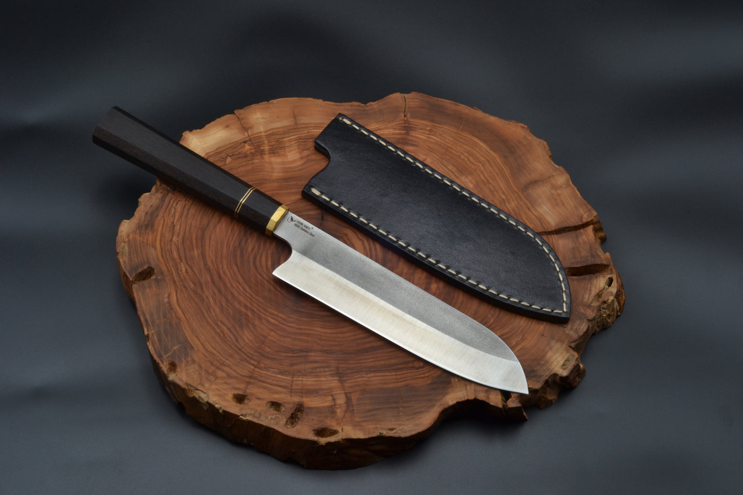 SANTOKU (S) EL YAPIMI N690 ÇELİK ŞEF BIÇAĞI