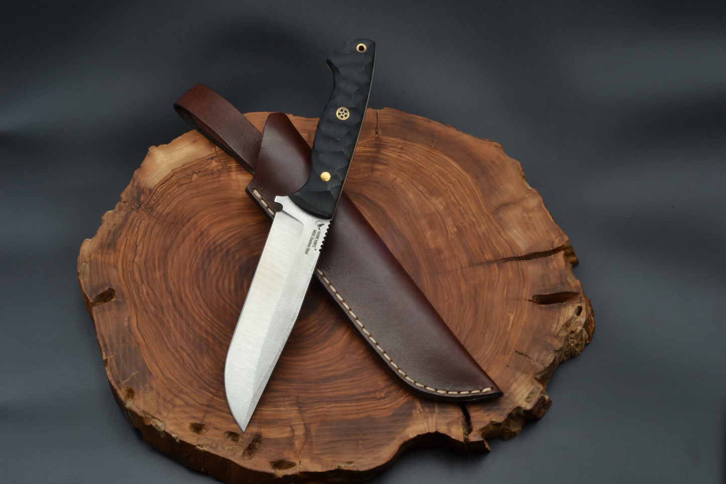 HANDMADE N690 STEEL DROP POINT OUTDOOR KNIFE